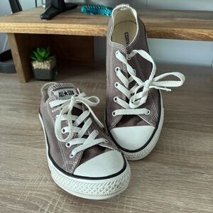 Converse All Star Chuck Taylor Youths Gray Sneakers Sz 3